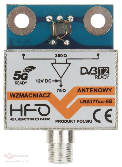 PRZEDWZMACNIACZ ANTENOWY LNA-177 5-48 28dB