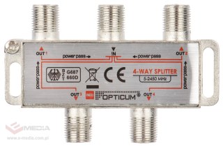 ROZGAŁĘŹNIK RI-4/1F-SAT-OPTI OPTICUM