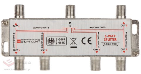 ROZGAŁĘŹNIK RI-6/1F-SAT-OPTI OPTICUM