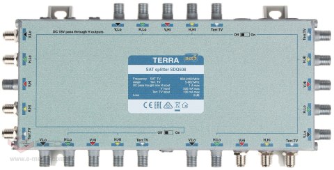 ROZGAŁĘŹNIK TV/SAT SDQ-508 TERRA