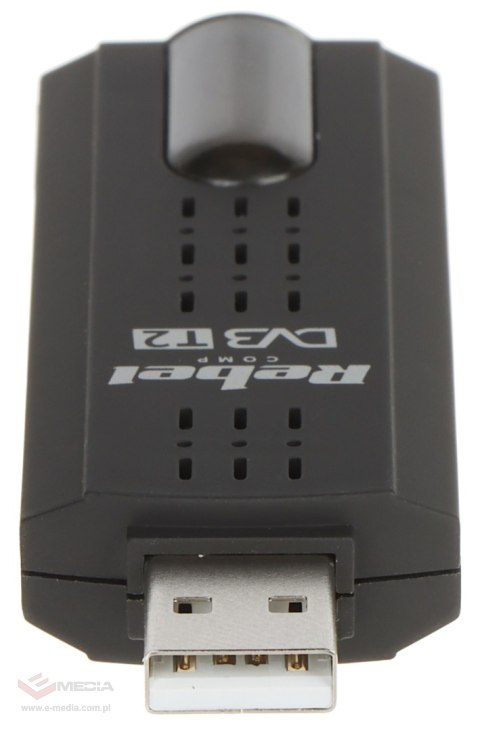 TUNER CYFROWY USB DVB-T/DVB-T2/DVB-C KOM-1060 H.265/HEVC REBEL