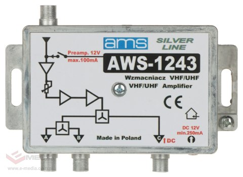 WZMACNIACZ ANTENOWY AWS-1243 AMS