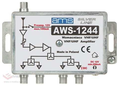 WZMACNIACZ ANTENOWY AWS-1244 AMS