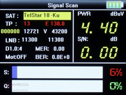 MIERNIK SATELITARNY S-21 DVB-S/S2/S2X Spacetronik