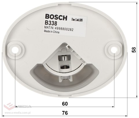 UCHWYT DO CZUJEK RUCHU B338 BOSCH