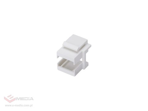 Adapter mocowania typu keystone pod adapter SC simplex / LC duplex, kolor biały ALANTEC