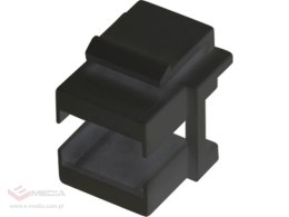 Adapter mocowania typu keystone pod adapter SC simplex / LC duplex, kolor czarny ALANTEC