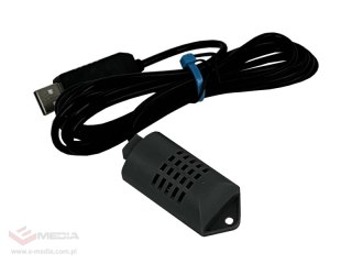 Czujnik temperatury i wilgotności USB - przewód 2m AVIZIO POWER