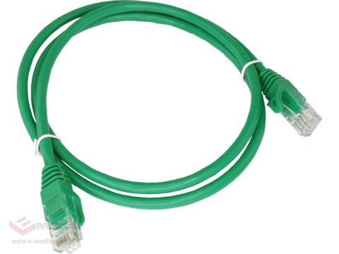 Patch-cord U/UTP kat.6A LSOH 0.5m zielony ALANTEC