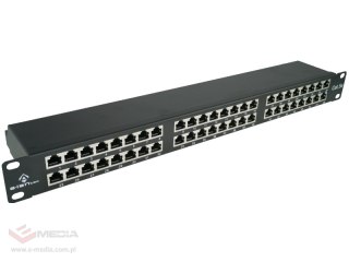 Patch panel STP kat.5e, 48 portów, IDC ALANTEC