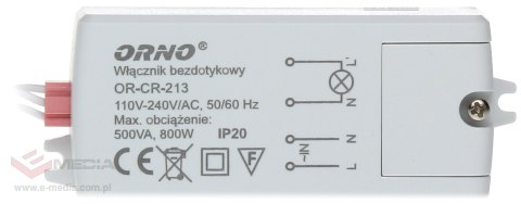 WŁĄCZNIK BEZDOTYKOWY OR-CR-213 AC 230V