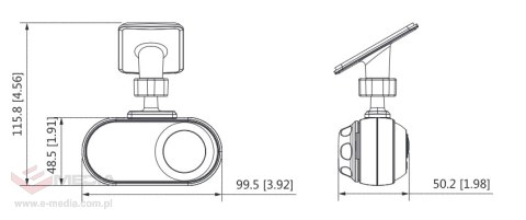 MOBILNA KAMERA AHD, CVI, TVI, CVBS HAC-HMW3200L-FR-0210B-S5 - 1080p 2.1 mm, 2.8 mm DAHUA