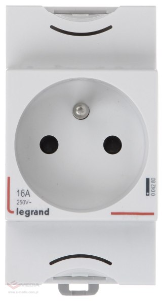 GNIAZDO POJEDYNCZE LE-004280 DIN TS-35 230 V 16 A LEGRAND