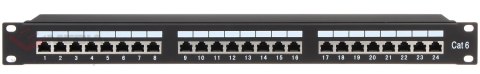 PATCH PANEL RJ-45 PP-24/RJ6-C/FTP-S