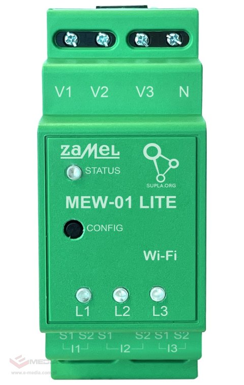 MONITOR ENERGII ELEKTRYCZNEJ MEW-01/LITE SUPLA TRÓJFAZOWY ZAMEL