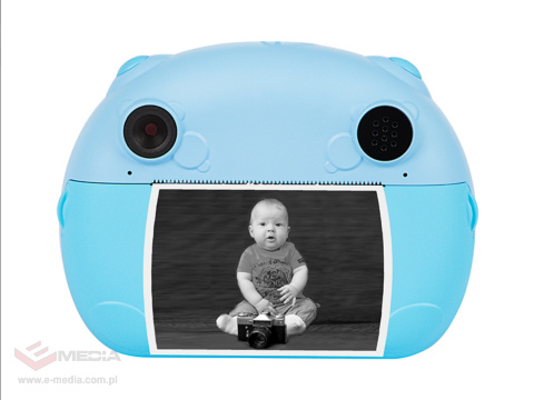 Children's camera with instant printer BLOW blue