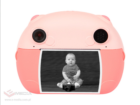 Children's camera with instant printer BLOW pink