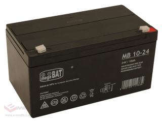 VRLA MegaBat Battery 24V 10Ah (185/95/100mm)