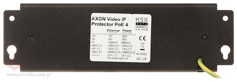 OGRANICZNIK PRZEPIĘĆ AXON-VIDEO-IP-4POE