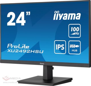 Monitor LED IIYAMA XU2492HSU-B6 24 cale Ultra Slim IPS USB