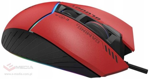 Mysz przewodowa A4tech Bloody W95 Max USB Sports Red