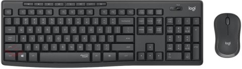 Zestaw Logitech MK295 Silent Wireless Combo grafitowy