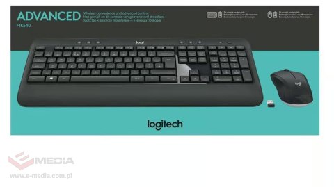 Zestaw bezprzewodowy Logitech MK540 Advanced czarny