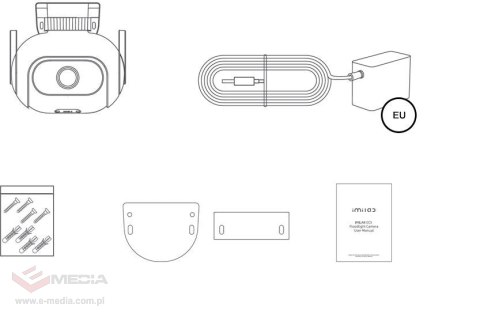 Kamera IP IMILAB CMSXJ55A EC5 Floodlight 3MP/2K IP66