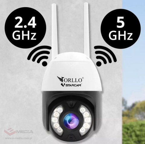 Kamera IP Orllo zewnętrzna obrotowa zoom x10 Z9 PRO