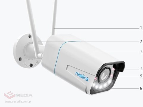 Kamera IP Reolink RLC-511WA 5MP zoom wifi 2,4 i 5Ghz