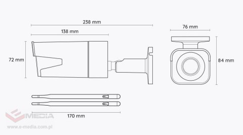 Kamera IP Reolink RLC-511WA 5MP zoom wifi 2,4 i 5Ghz