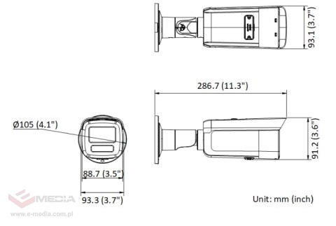 KAMERA IP HIKVISION DS-2CD2T83G2-4I (4mm)