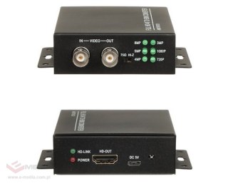 KONWERTER HV/HDMI+HV-HV/HDMI+HV-V2. AHD/HD-CVI/HD-TVI/CVBS na HDMI