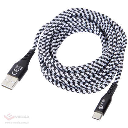 Kabel do ładowania i przesyłania danych Sologic USB-C 3m