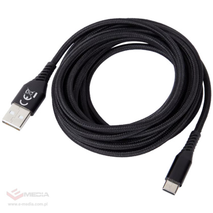 Kabel do ładowania i przesyłania danych Sologic USB-C 3m