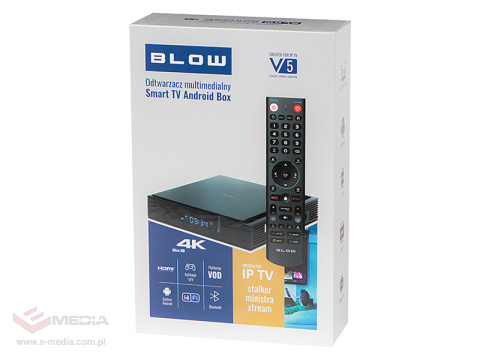 Android TV BOX BLOW BLUETOOTH V5 IPTV