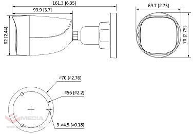 KAMERA HDCVI DAHUA HAC-HFW1500C-0280B-S2