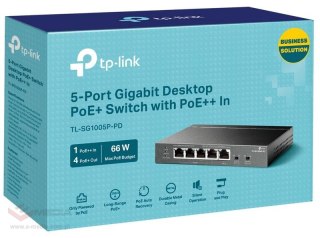 SWITCH TP-LINK TL-SG1005P-PD (POE++)