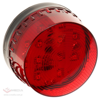 Red LED optical siren