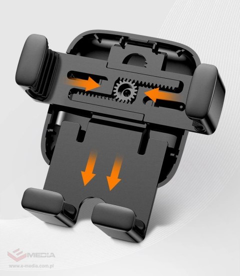 Uchwyt Baseus Cube SUYL-FK01 grawitacyjny na telefon 4.7-6.6" do samochodu na kratkę nawiewu - czarny