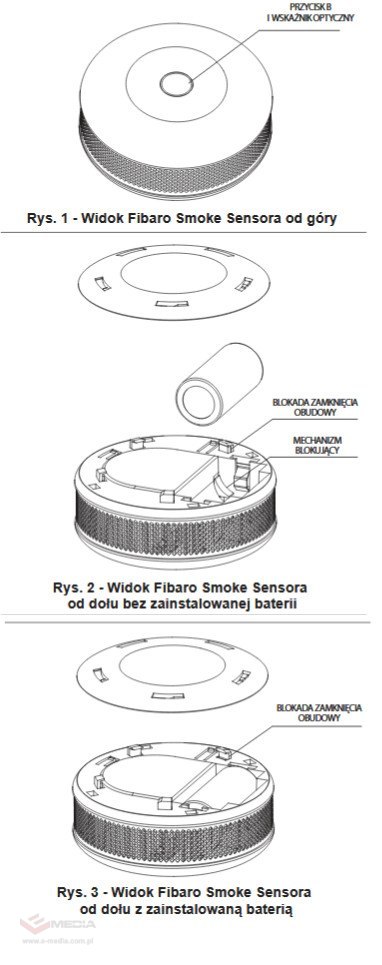 Czujnik dymu FIBARO Smoke Sensor 2 FGSD-002