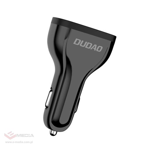 Dudao ładowarka samochodowa szybkie ładowanie Quick Charge 3.0 QC3.0 2.4A 18W 3x USB czarny (R7S black)