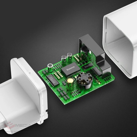 Ładowarka Baseus Charging Quick Charger CCALL-BX02 sieciowa USB-A 24W QC 3.0 - biała