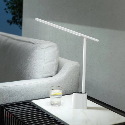 Baseus Smart Eye bezprzewodowa biurkowa lampka LED z akumulatorem 2200 mAh biały (DGZG-02)