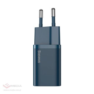 Baseus Super Si 1C szybka ładowarka USB Typ C 20 W Power Delivery niebieski (CCSUP-B03)