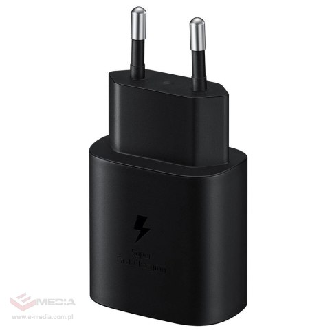 Ładowarka sieciowa Samsung EP-TA800NBEGEU USB-C 25W 3A PD SFC 3.0 - czarna