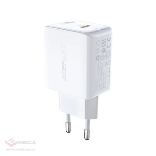 Acefast szybka ładowarka sieciowa USB Typ C 20W Power Delivery biały (A1 EU white)