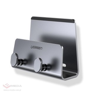 Uchwyt Ugreen LP193 metalowy ścienny na smartfon / tablet 4-9.7" - srebrny