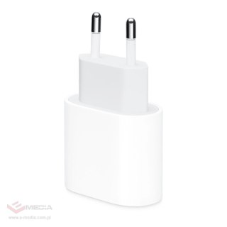 Ładowarka sieciowa Apple MUVV3ZM/A USB-C 20W - biała