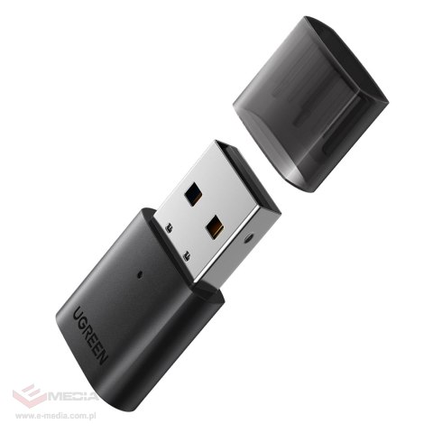 Ugreen adapter Bluetooth 5.0 USB-A czarny (CM390)